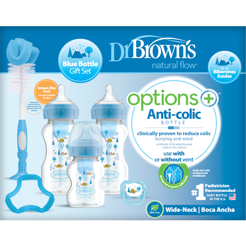 DR BROWNS OPTION+ ANTI-COLIC GIFT SET