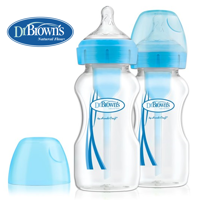 DR BROWNS OPTIONS+ ANTI-COLIC WIDE-NECK BLUE 270ML