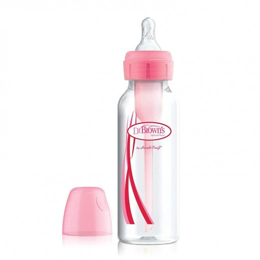 DR BROWNS OPTIONS NARROW -NECK BABY PINK BOTTLE 2-250