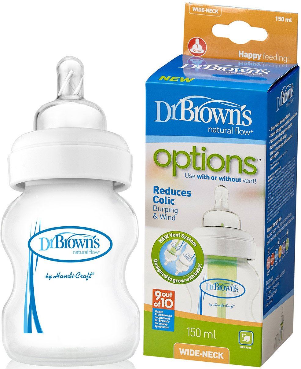 DR BROWNS OPTIONS ANTICOLIC 150ML WIDE NECK 0+M