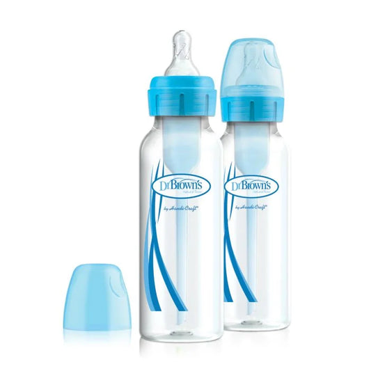 DR BROWNS OPTIONS NARROW -NECK BABY BLUE BOTTLE 2-250