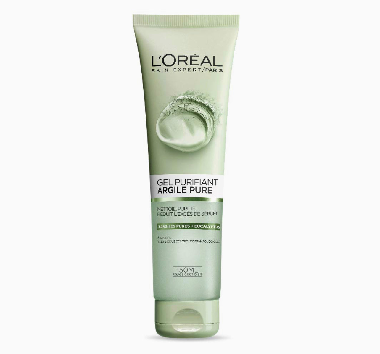 LOREAL PURE CLAY PURIFYING GEL WASH 150ML