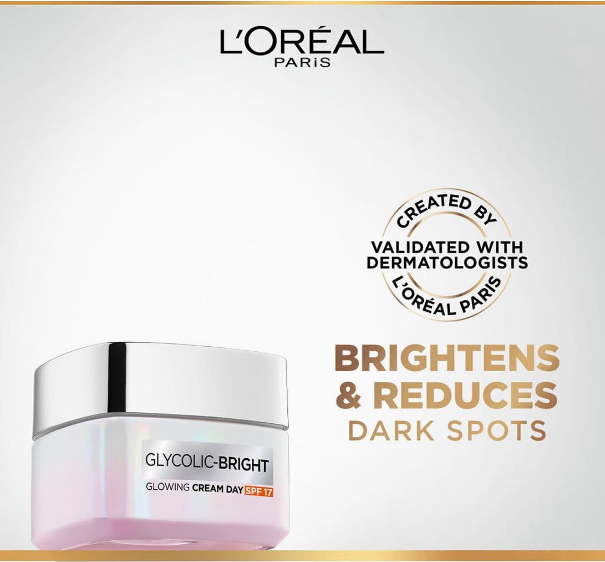 LOREAL GLYCOLIC-BRIGHT DAY CREAM SPF17