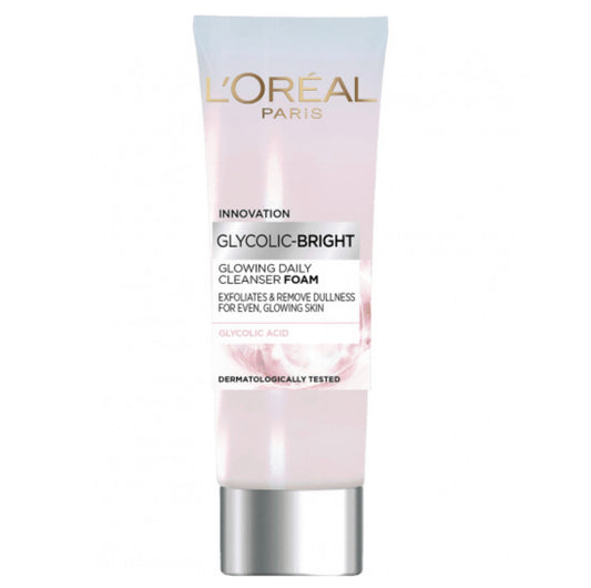 LOREAL GLYCOLIC-BRIGHT CLEANSING FOAM 100ML