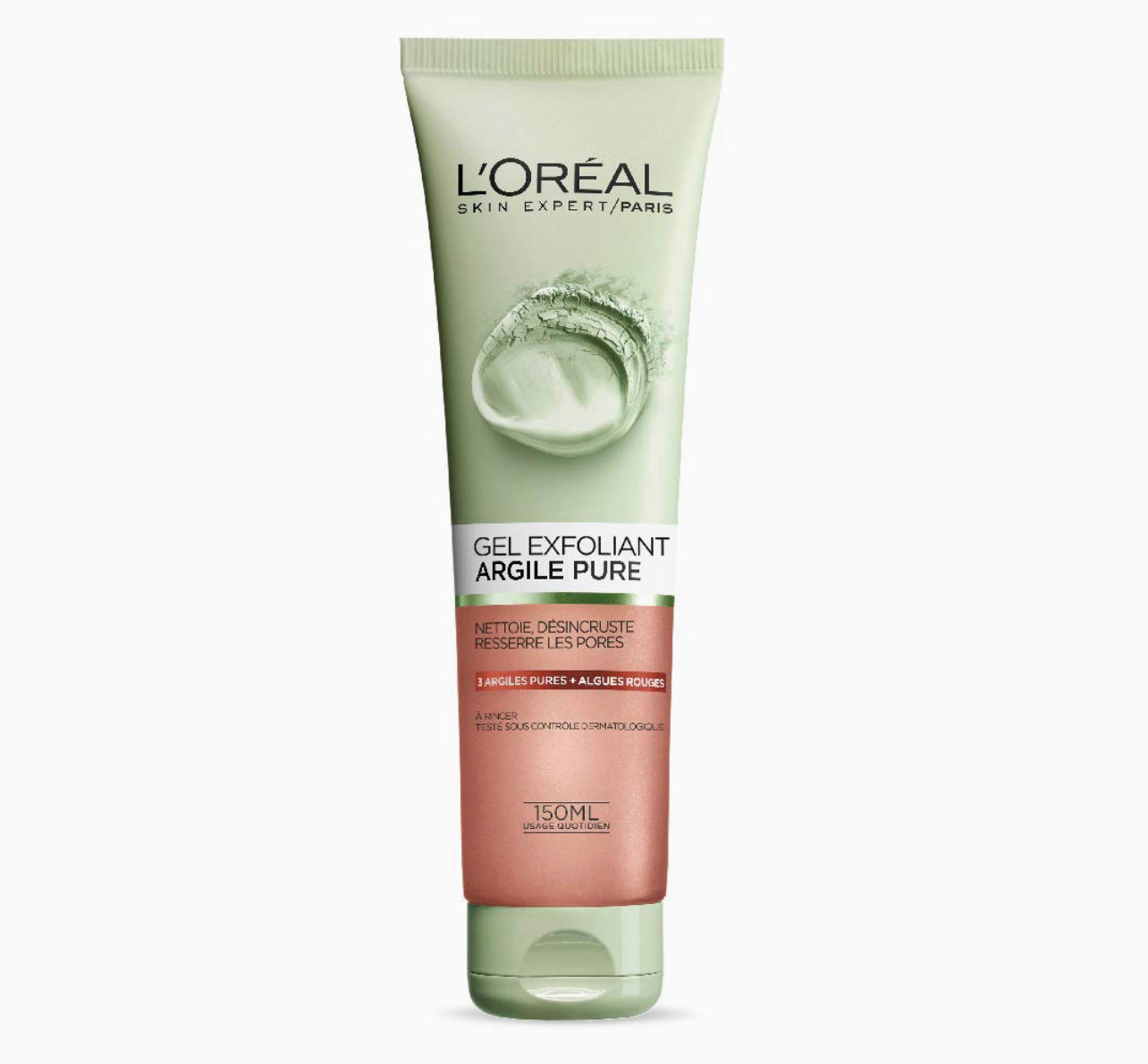 LOREAL PURE CLAY EXFOLIATING GEL WASH 150ML