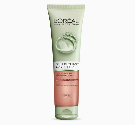 LOREAL PURE CLAY EXFOLIATING GEL WASH 150ML