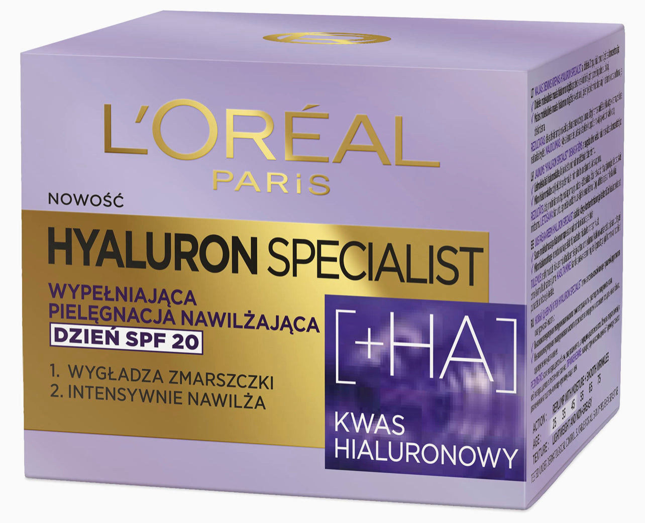 LOREAL HYALURON EXPERT DAY CREAM SPF20 50ML