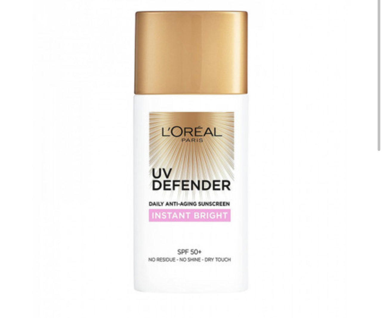 LOREAL UV DEFENDER SPF 50+ INSTANT BRIGHT (NIACINAMIDE)