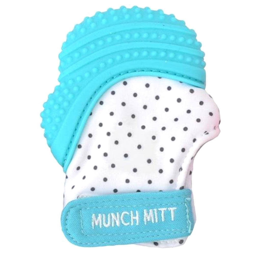 DR BROWNS MUNCH MITT AQUA BLUE