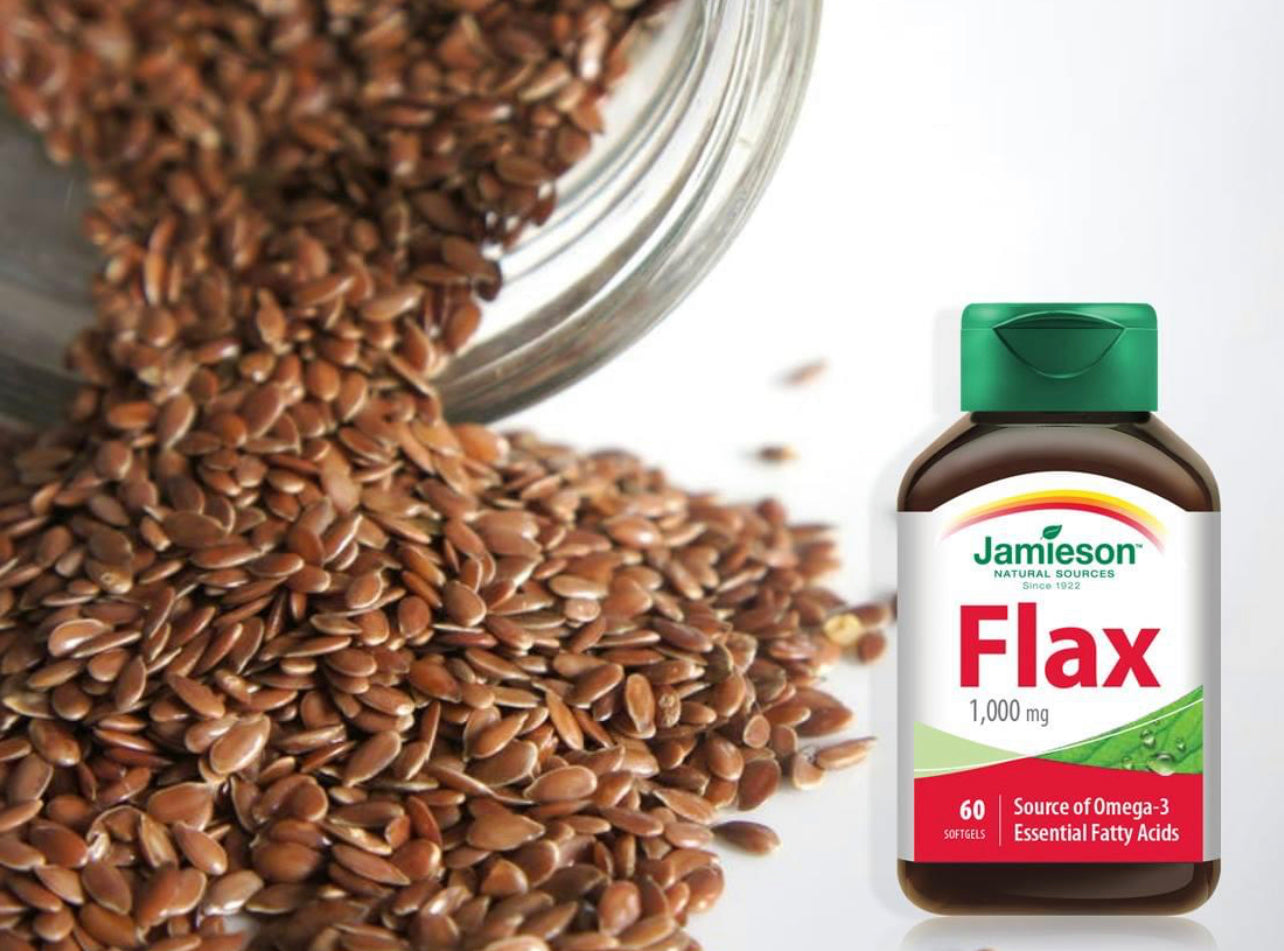 JAMIESON FLAX 1000MG 60 SOFTGEL