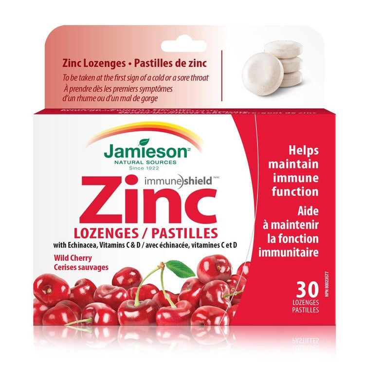 JAMIESON ZINC LOZENGES 30PCS