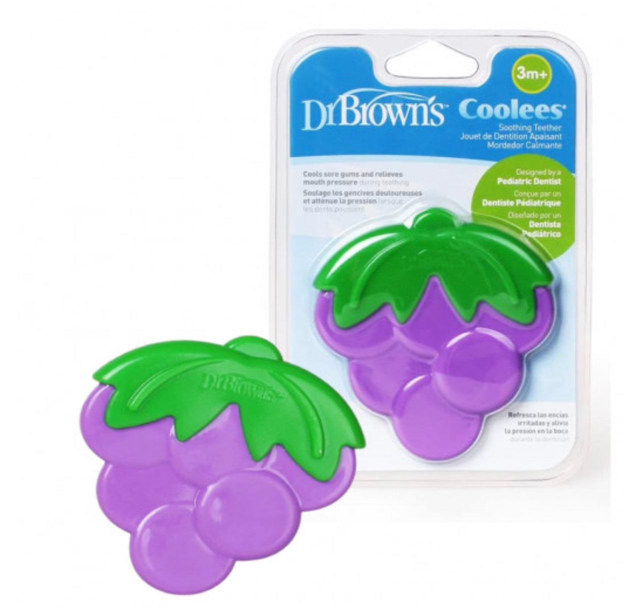 DR BROWNS SOOTHING TEETHER COOLES GRAPE