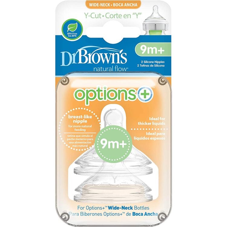 DR BROWNS OPTIONS+ NIPPLE Y-CUT