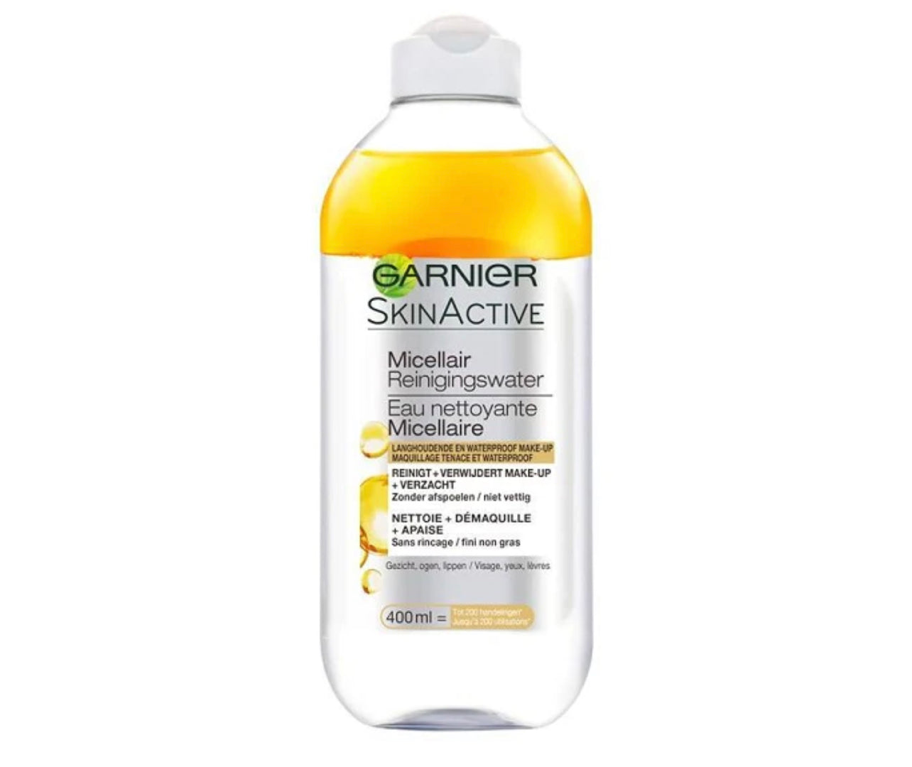 GARNIER MICELLAR CLEANSING WATER IN OIL 400 ML (WATERPROOF MAKE-UP)