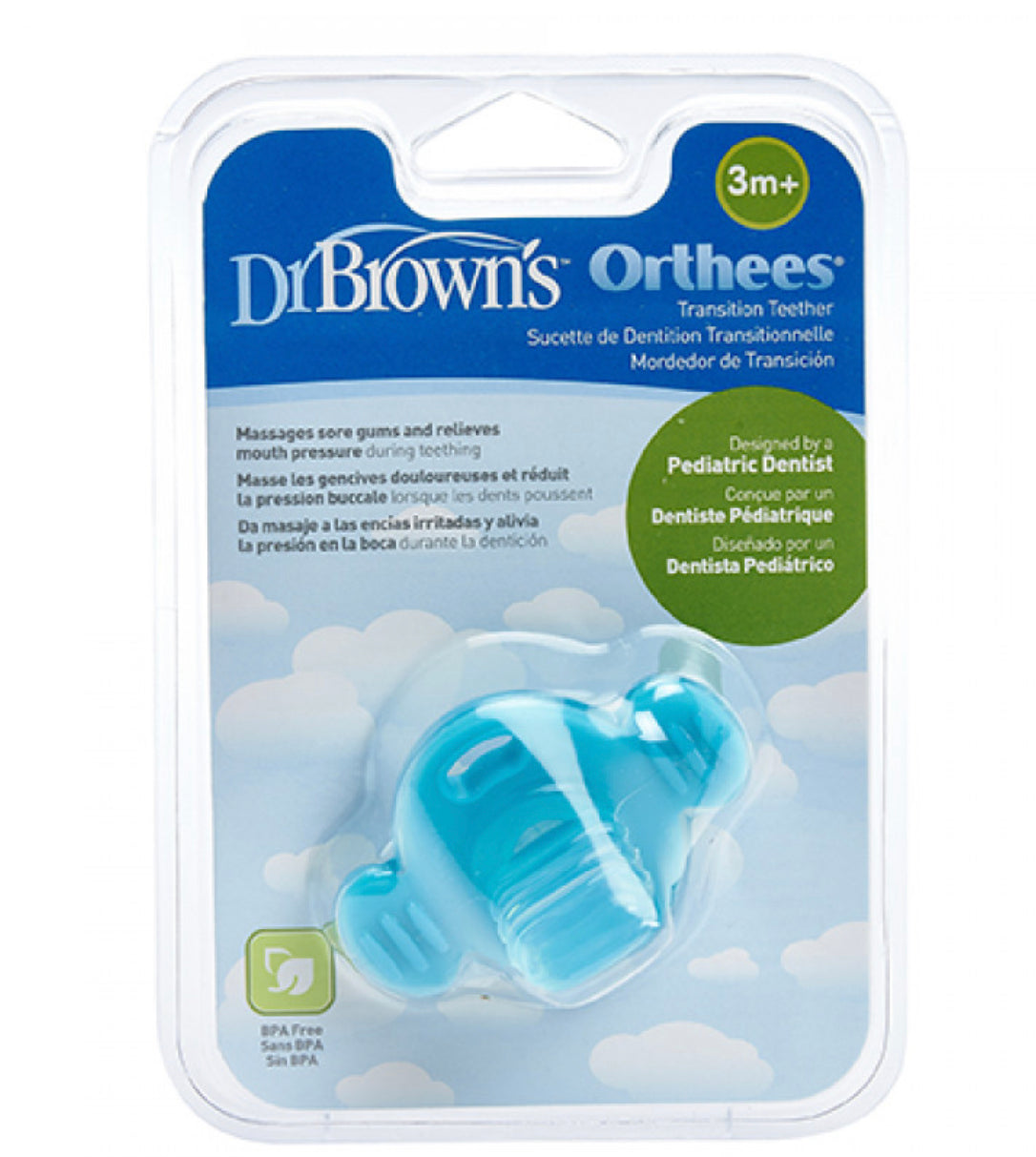 DR. BROWN ORTHEES BLUE TEETHER 3M+