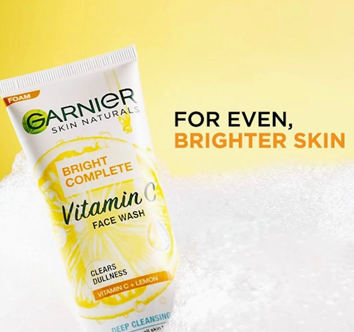 GARNIER VITAMIN C FACE WASH 100ML