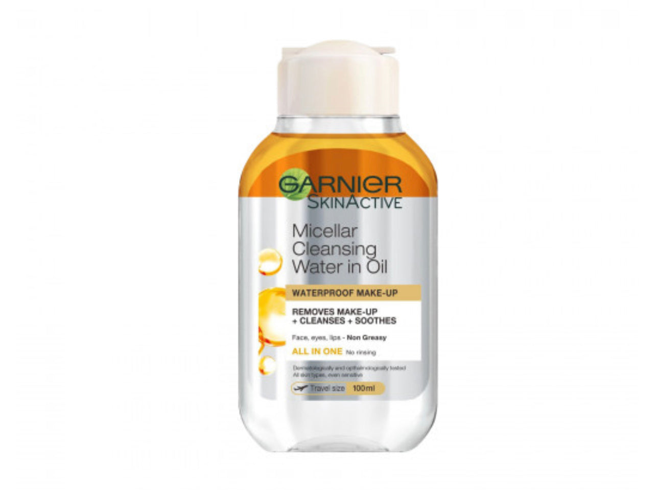 GARNIER MICELLAR CLEANSING WATER IN OIL 100ML (WATERPROOF MAKE-UP)