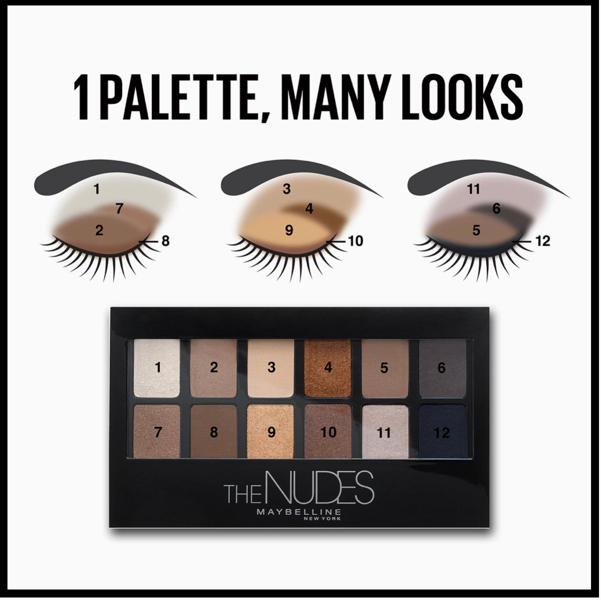 MAYBELLINE EYE STUDIO THE  NUDES