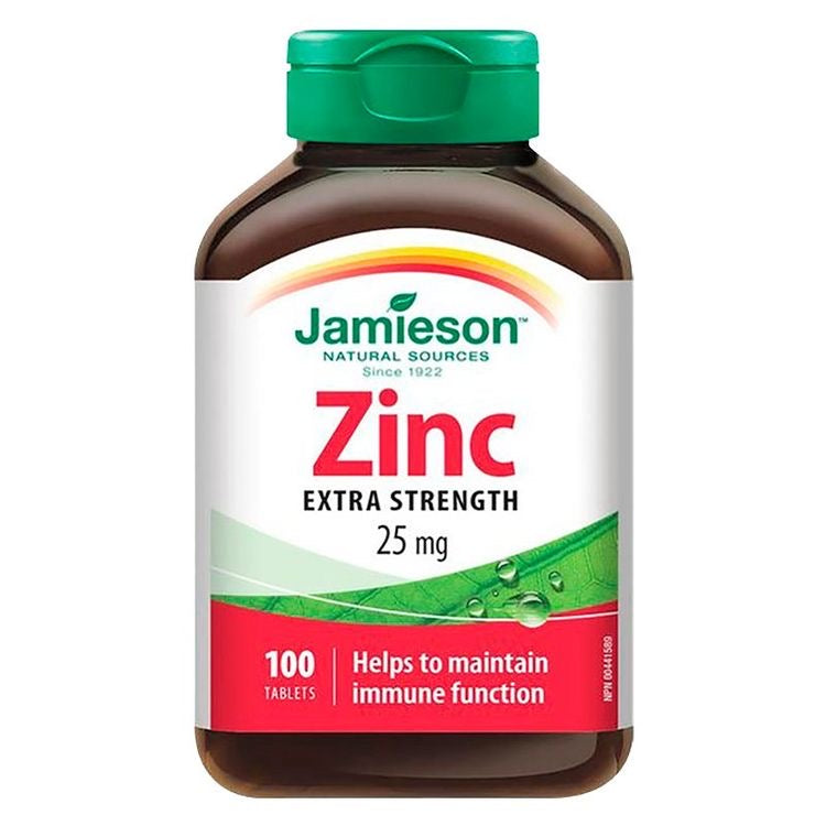 JAMIESON ZINC 25MG 100TAB