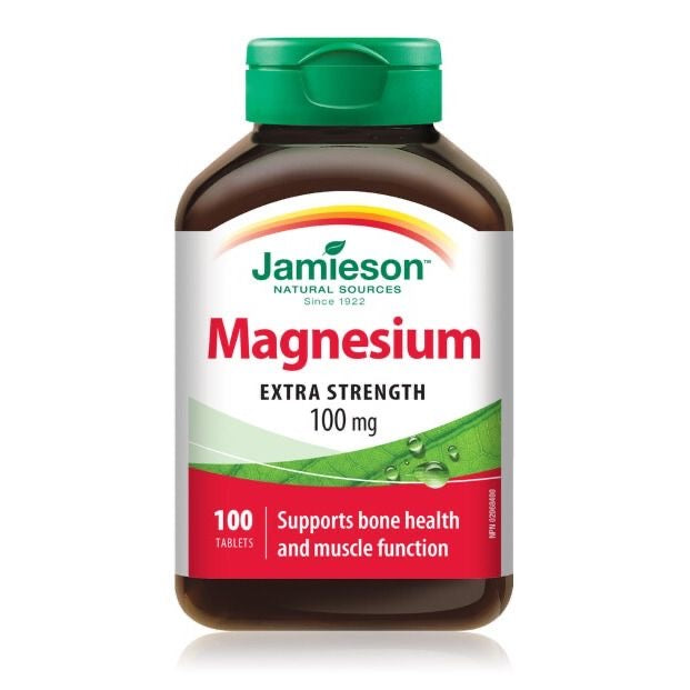 JAMIESON MAGNESIUM 100MG 100TAB