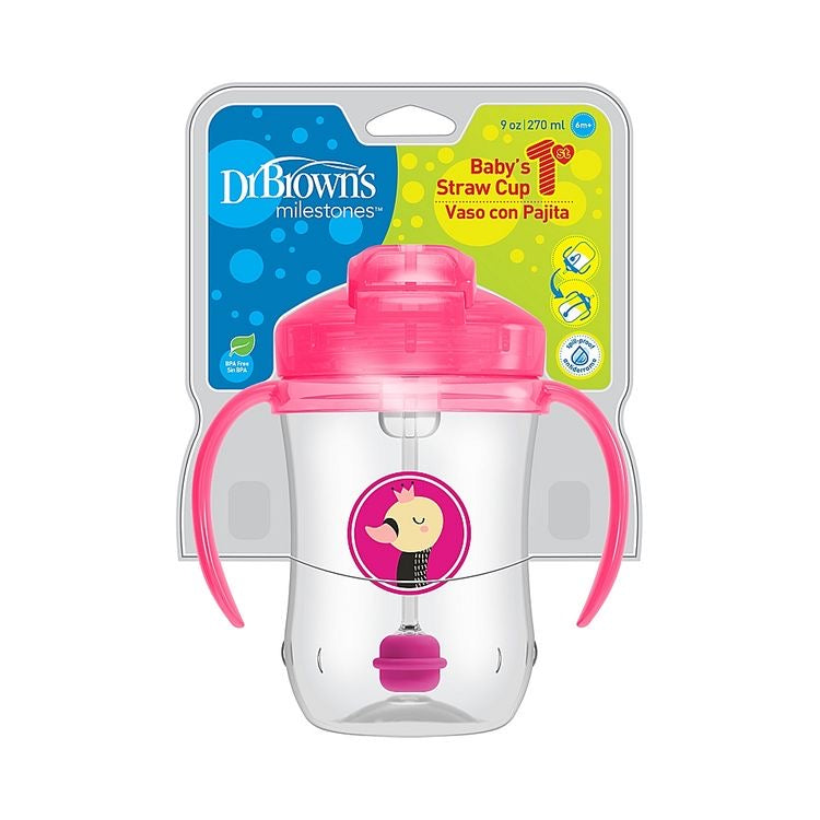 DR. BROWN BABYS FIRST STRAW CUP 270 ML 6M+