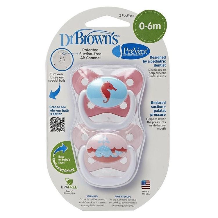 DR. BROWN PREVENT BUTTERFLY PACIFIER 0-6 M