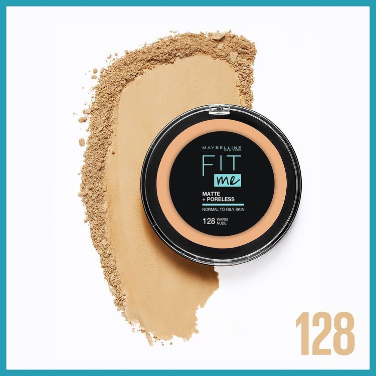 MAYBELLINE FIT ME POWDER 128 WARM NUDE