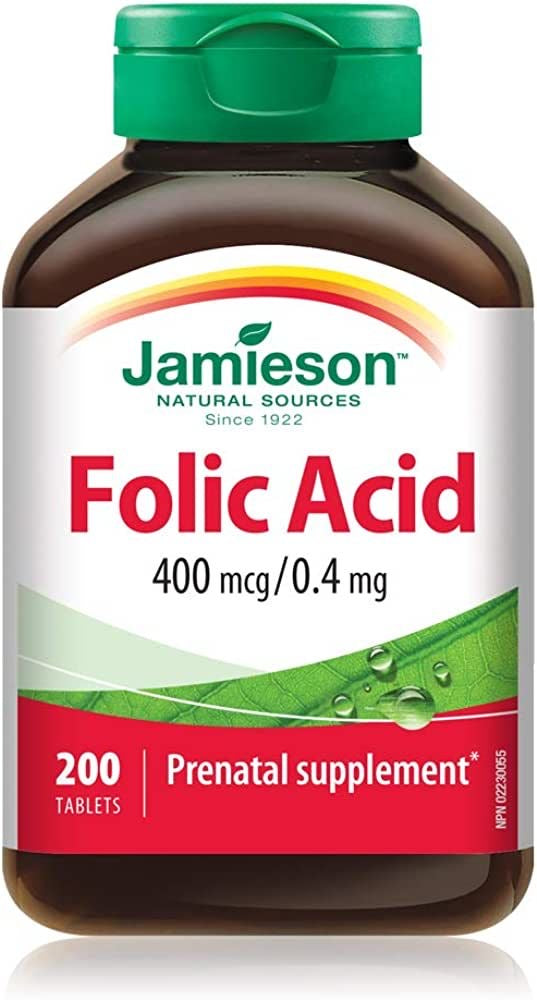 JAMIESON FOLIC ACID 400MCG 200TAB