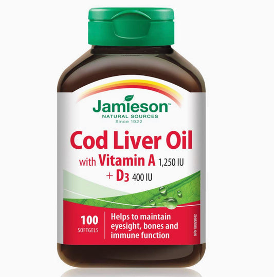 JAMIESON COD LIVER OIL 100 CAP