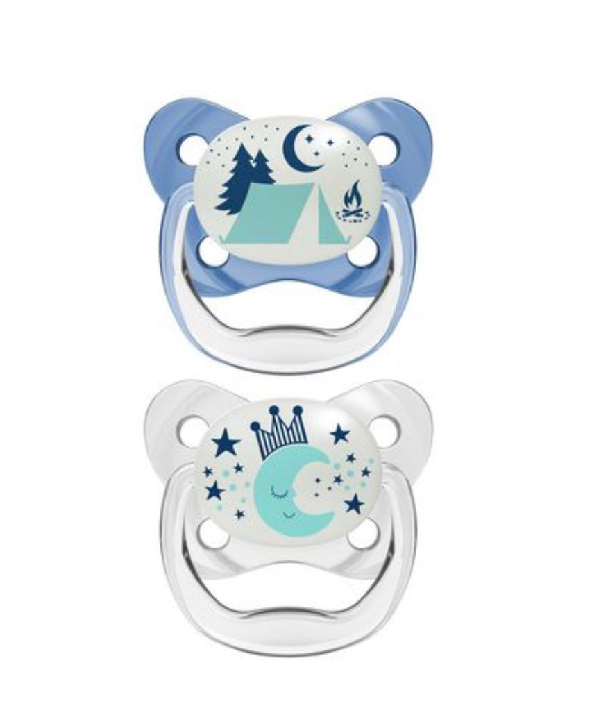 DR. BROWN GLOW IN THE DARK PACIFIER 6-18 M