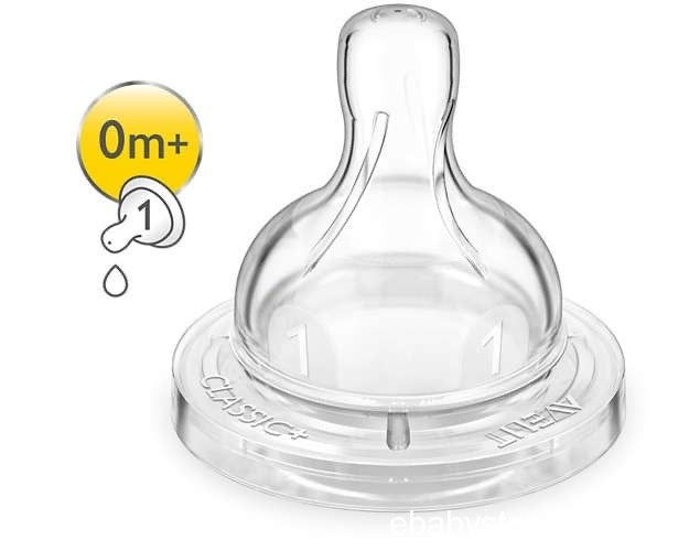 AVENT CLASSIC 0M+ NIPPLE 1HOLE