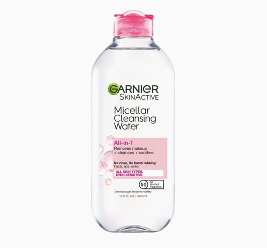 GARNIER MICELLAR CLEANSING WATER 400ML (SENSITIVE SKIN) PINK