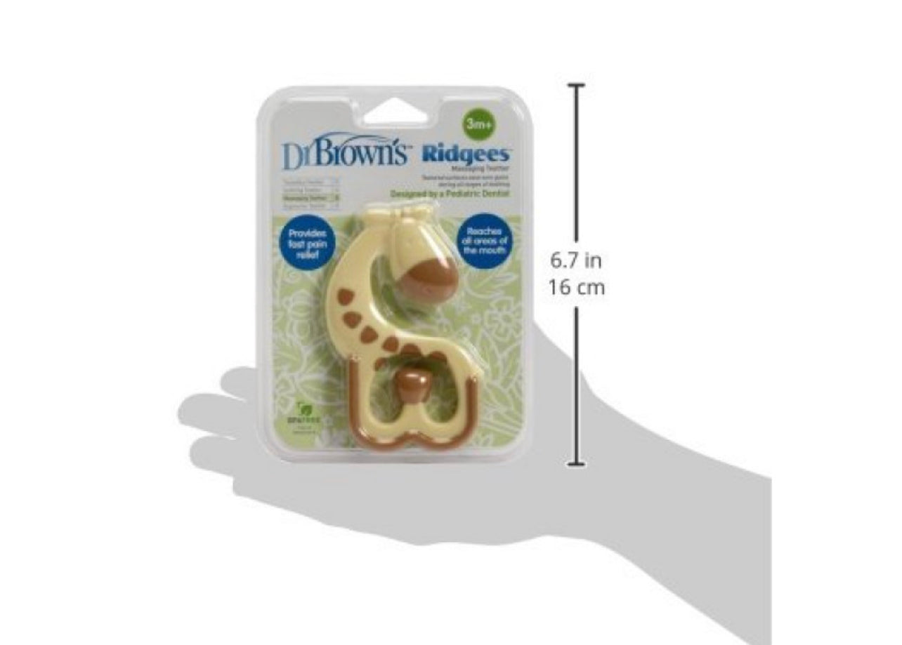 DR BROWNS SOOTHING TEETHER RIDGEES GIRAFFE