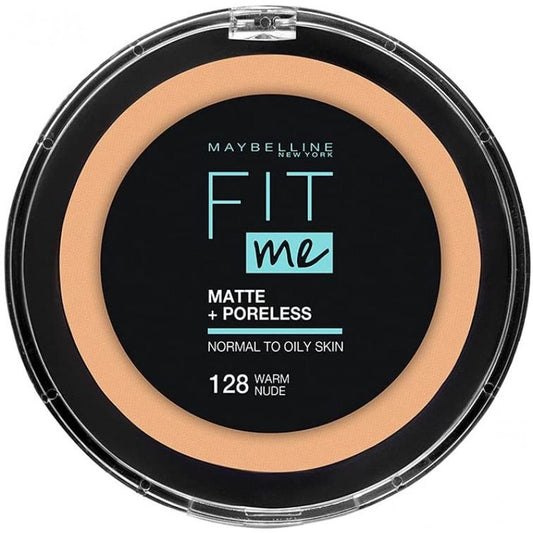 MAYBELLINE FIT ME POWDER 128 WARM NUDE