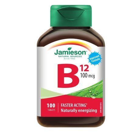 JAMIESON B12 100MCG 100 SUBLINGUAL TAB