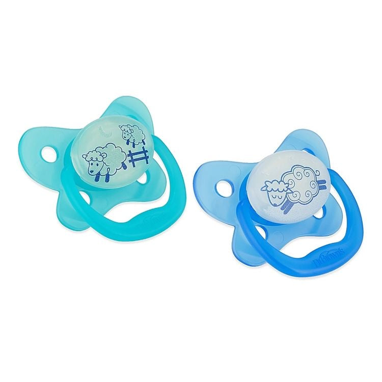 DR. BROWN GLOW IN THE DARK PACIFIER 0-6M