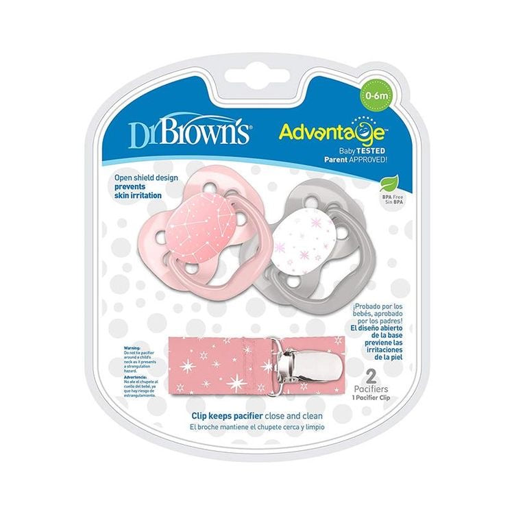 DR BROWN ADVANTAGE 0-6 PINK