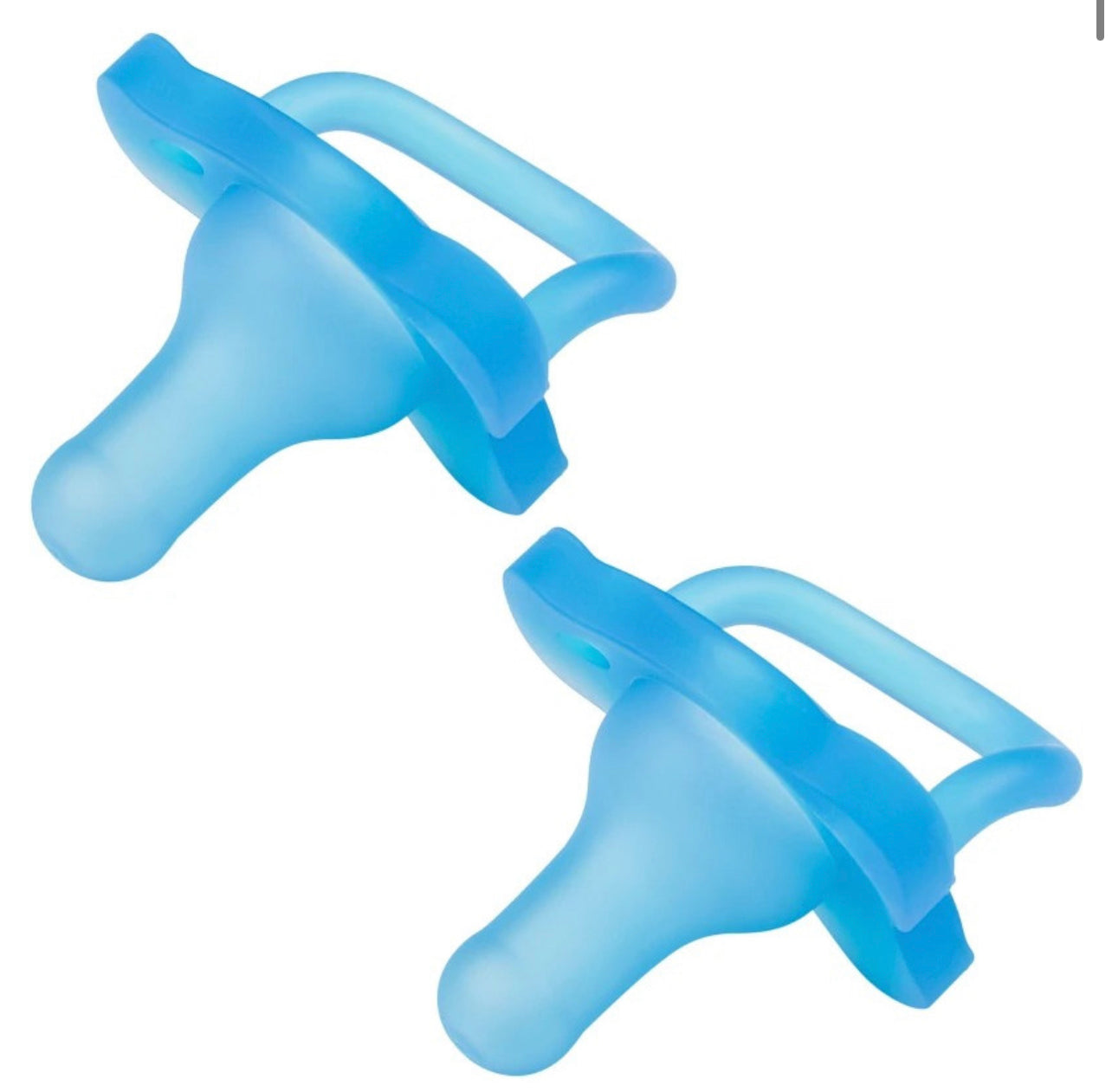 DR BROWN SILICON PACIFIER 0+ 2BLUE