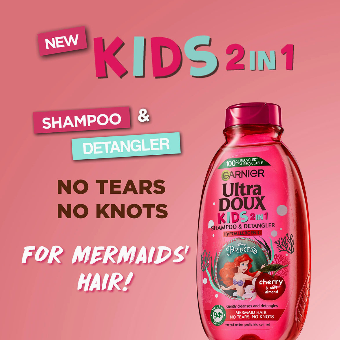 GARNIER ULTRA DOUX KIDS CHERRY 400ML