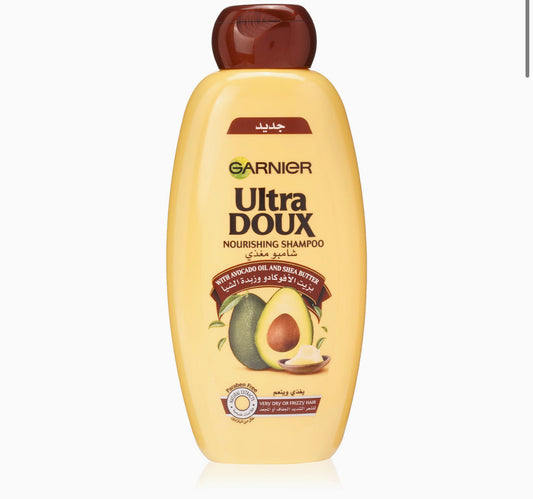 GARNIER ULTRA DOUX AVOCADO AND SHEA SHAMPOO 600ML