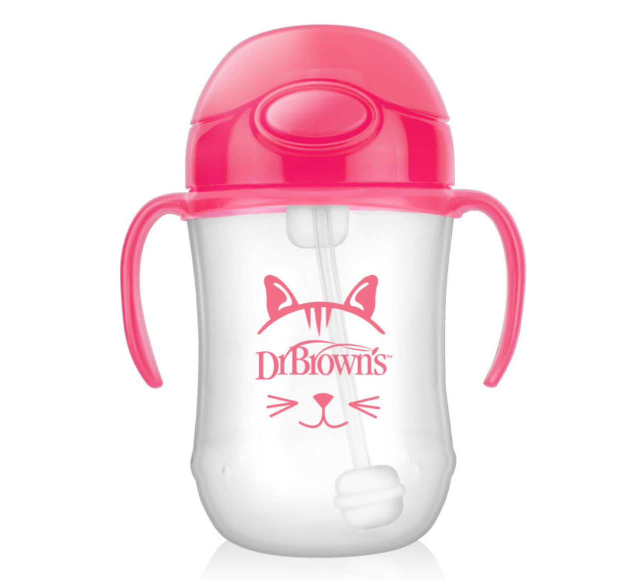 DR.BROWN CUP STRAW PINK