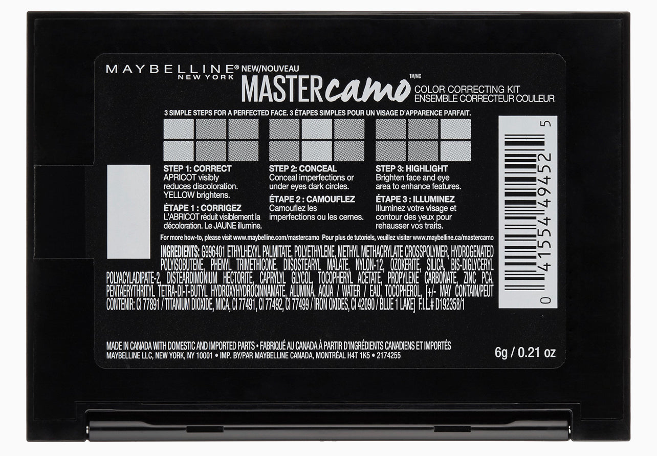 MAYBELLINE  MASTERCRAMO CORRECTEUR KIT 02 MEDIUM