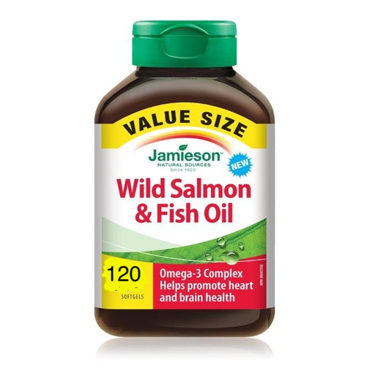 JAMIESON WILD SALMON & FISH OIL 120SOFTGEL