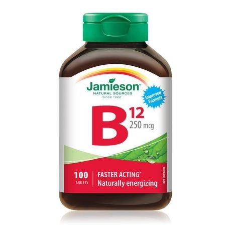 JAMIESON B12 250MCG 100TAB